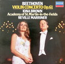 【中古】独LP Ludwig van Beethoven / Iona Br Violin Concerto Op 61 642837 Decca /00260