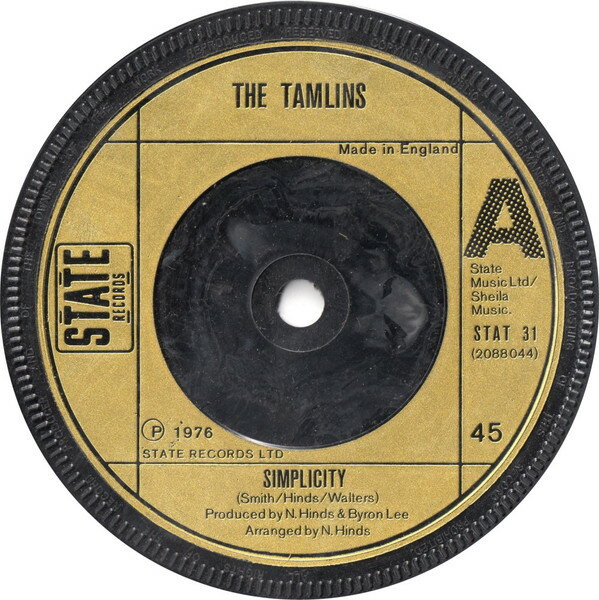 【中古】英7” Tamlins Simplicity STAT31 State Records /00080