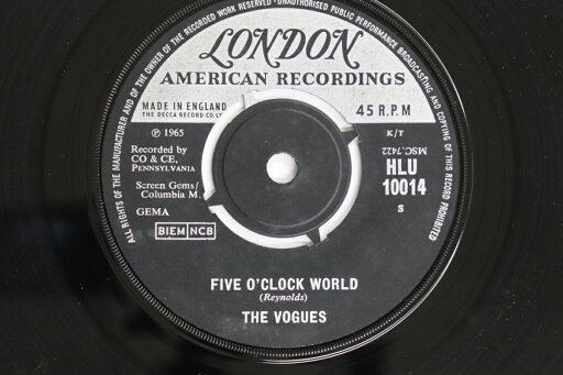 【中古】英7” Vogues Five Oclock World HLU10014 LONDON AMERICAN RECO /00080 【中古】英7” Vogues Five Oclock World HLU10014 LONDON AMERICAN RECO /00080