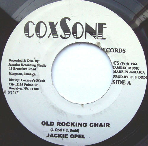 【中古】ジャマイカ7” Jackie Opel Old Rocking Chair NONE Coxsone Records /00080