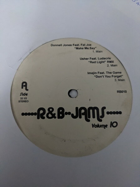 【中古】米12” Various R&b Jams Volume 10 RB010 Not On Label /00250