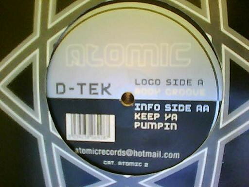 【中古】独LP D-Tek Body Groove / Keep Ya Pumpin 19838182 Atomic Records /00860