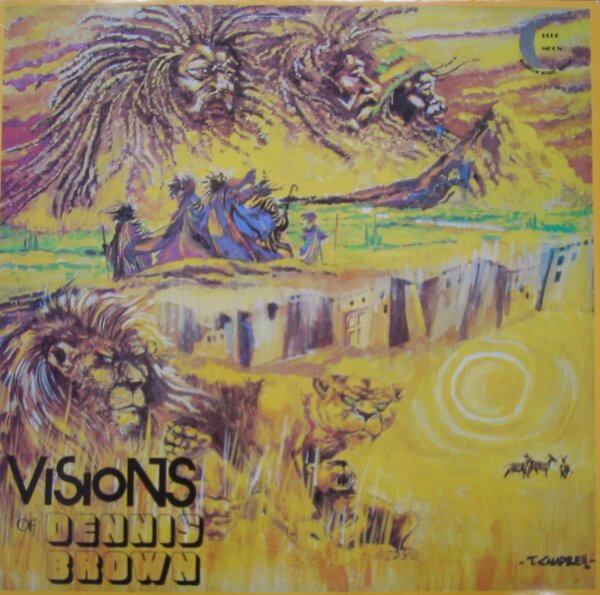 【中古】英LP Dennis Brown Visions Of Dennis Brown BMLP021 Blue Moon /00260