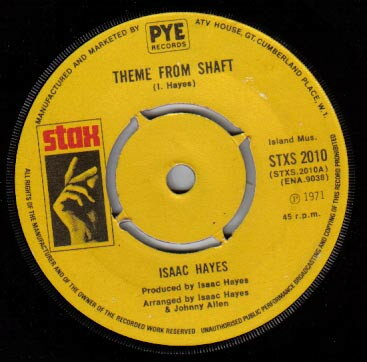 【中古】英7” Isaac Hayes Theme From Shaft STXS2010 Stax /00080