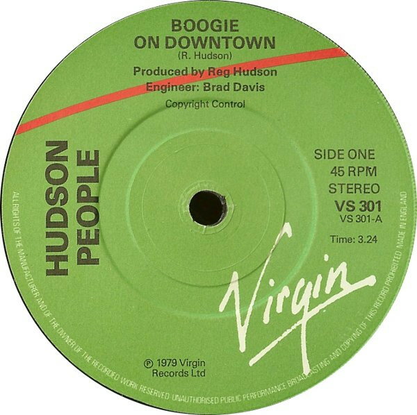 š۱7 Hudson People Boogie On Downtown VS301 Virgin /00080