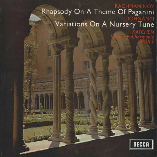 【中古】英LP Sergei Vasilyevich Rachmaninof Rhapsody On A Theme Of Paganini / Variations On A N SXL2176 Decca /00260 【中古】英LP Sergei Vasilyevich Rachmaninof Rhapsody On A Theme Of Paganini / Variations On A N SXL2176 Decca /00260