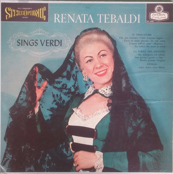 【中古】英LP Renata Tebaldi Renata Tebaldi Sings Verdi OS25082 London Records /00260