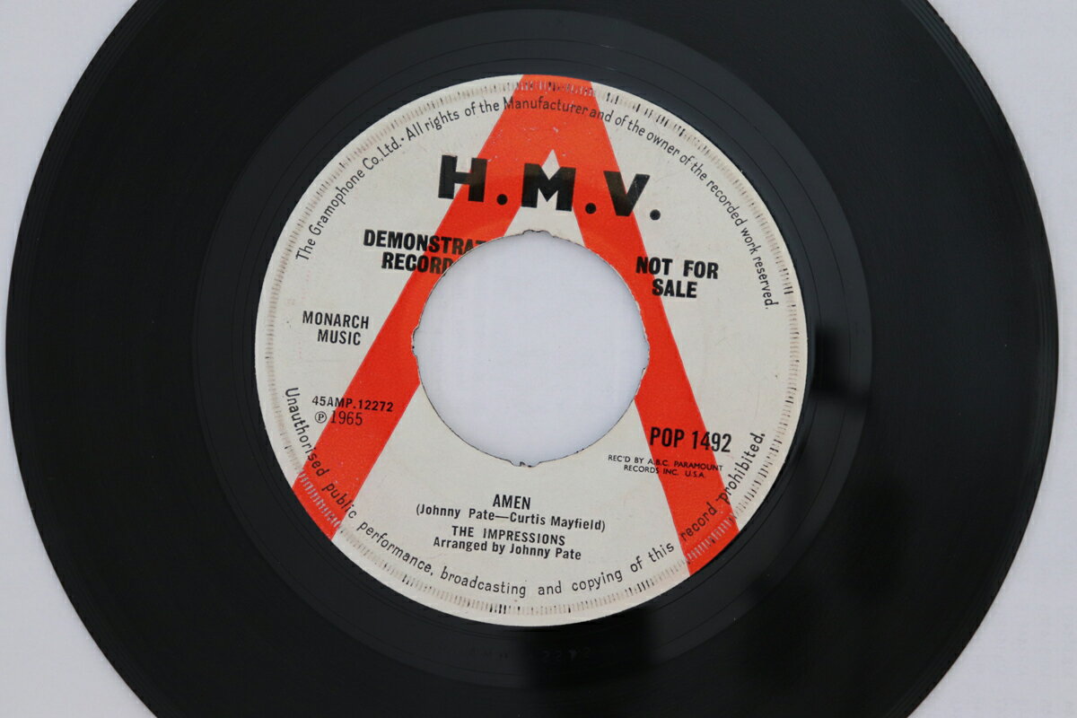 š۱7 Impressions Amen POP1492 His Masters Voice ץ /00080