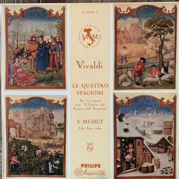 【中古】蘭LP Antonio Vivaldi - I Musici, Fe Le Quattro Stagioni A00301L Philips /00400
