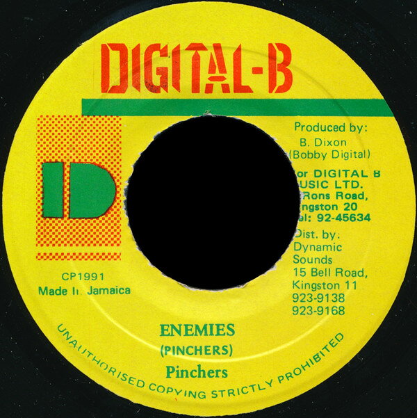 7” Pinchers Enemies NONE Digital-B /00080