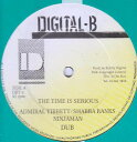【中古】英12” Admiral Tibet / Shabba Ranks / The Time Is Serious DBT3 Digital-B /0025...
