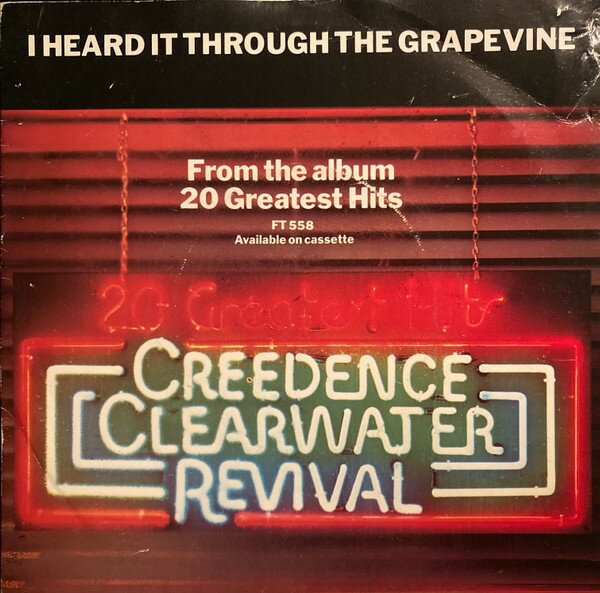 【中古】英7” Creedence Clearwater Revival / I Heard It Through The Grapevine (Edit) / Rockin Al FTC178PROMO Fantasy プロモ /00080