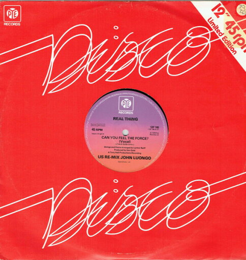 【中古】英12” Real Thing Can You Feel The Force? (US Re-mix) 12P105 Pye Records /00250 【中古】英12” Real Thing Can You Feel The Force? (US Re-mix) 12P105 Pye Records /00250