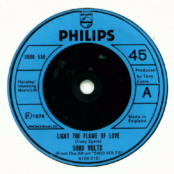 【中古】英7” 5000 Volts Light The Flame Of Love 6006550 Philips /00080