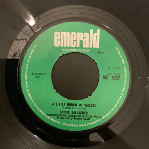 【中古】英7” Bridie Gallagher A Little Bunch Of Violets MD1067 Emerald /00080 【中古】英7” Bridie Gallagher A Little Bunch Of Violets MD1067 Emerald /00080