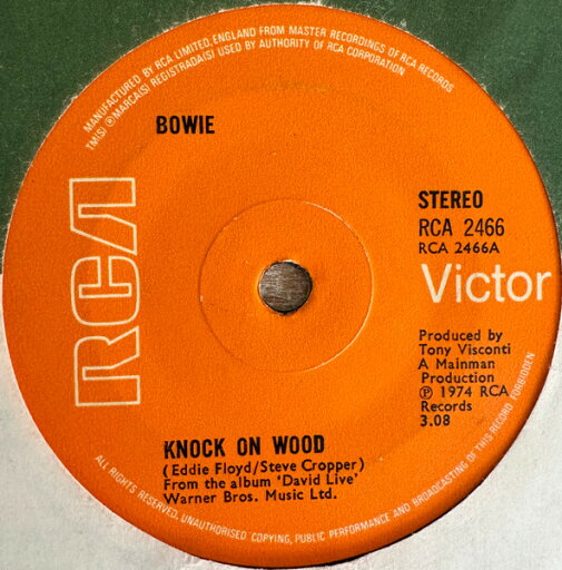 【中古】英7” David Bowie Knock On Wood RCA2466 RCA Victor /00080 【中古】英7” David Bowie Knock On Wood RCA2466 RCA Victor /00080