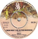 【中古】英7” Genesis I Know What I Like (In Your Wardrobe) CB224 Charisma /00080