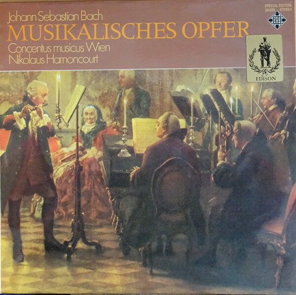 【中古】スイスLP Johann Sebastian Bach - Concen Musikalisches Opfer 26039 Telefunken /00260