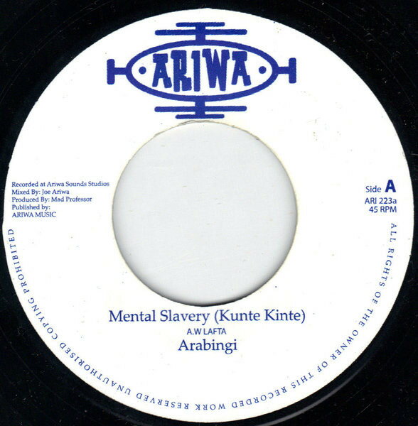 【中古】英7” Arabingi Mental Slavery (Kunte Kinte) ARI223 Ariwa /00080
