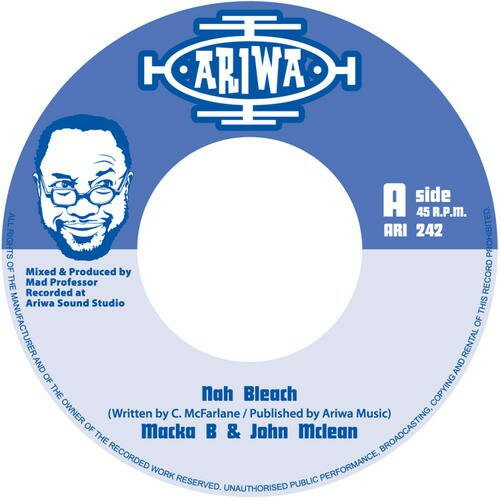 【中古】英7” Macka B & John McLean / Mad Pr Nah Bleach / Anti Bleaching Dub ARI242 Ariwa /00080 【中古】英7” Macka B & John McLean / Mad Pr Nah Bleach / Anti Bleaching Dub ARI242 Ariwa /00080