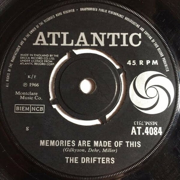 【中古】英7” Drifters Memories Are Made Of This AT4084 Atlantic /00080