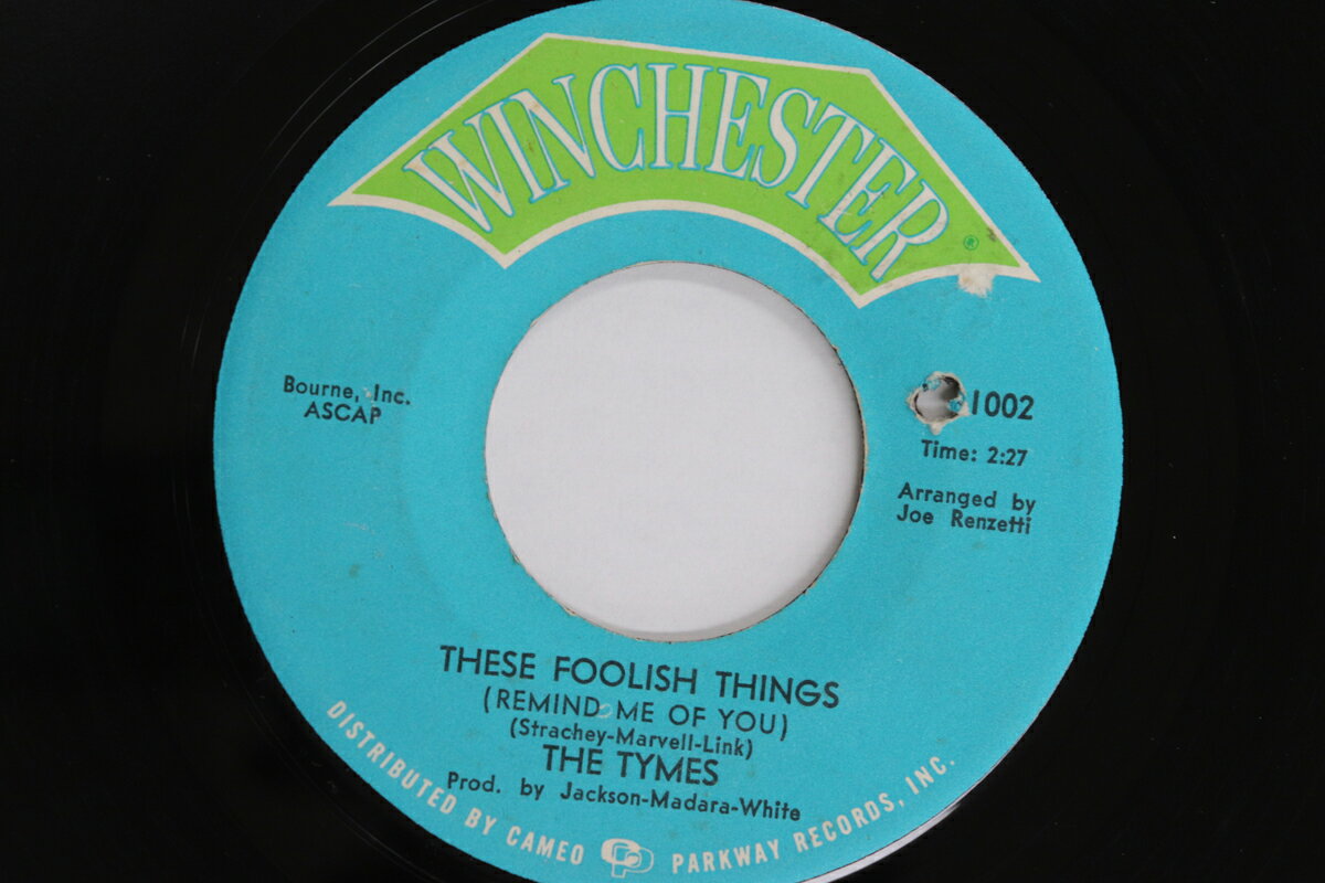 【中古】米7” Tymes These Foolish Things (Remind Me Of You) / This Time W1002 WINCHESTER /00080
