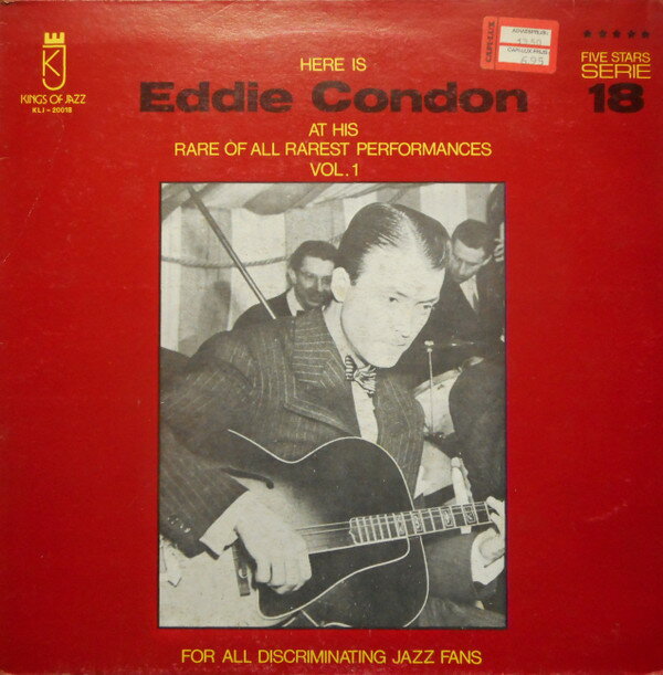 【中古】伊LP Eddie Condon Here Is Eddie Condon At His Rare of All Rarest Perf KLJ20018 KINGS OF JAZZ /00260