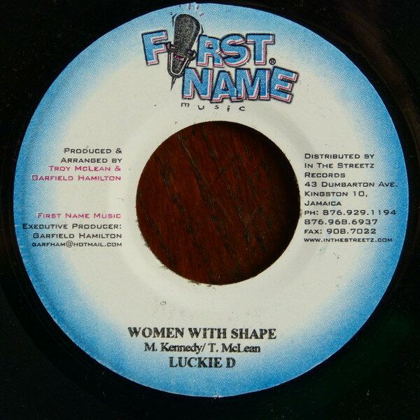 【中古】ジャマイカ7” Lukie D / Bling Dawg Women With Shape / With Mi Gal NONE First Name Music /00080