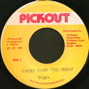 【中古】ジャマイカ7” Mr. Vegas Every Thing You Touch NONE Pickout /00080
