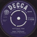 【中古】英7” Chris Andrews Yesterday Man F12236 Decca /00080