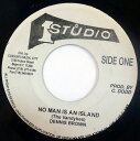 【中古】ジャマイカ7” Dennis Brown No Man Is An Island NONE Studio One /00080