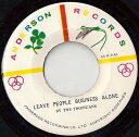 【中古】ジャマイカ7” Tropicans Leave People Business Alone NONE Anderson Records /00080