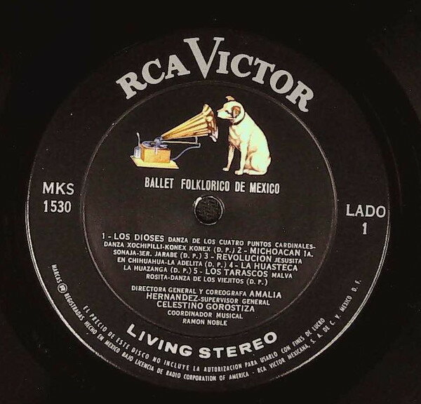 【中古】メキシコLP Ballet Folklorico De Mexico Ballet Folklorico De Mexico MKS1530 RCA Victor /00260
