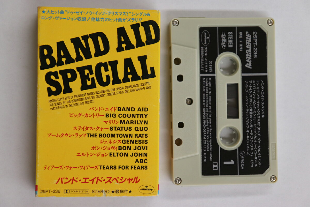 【中古】Cassette Various Band Aid Special 25PT236 MERCURY /00110