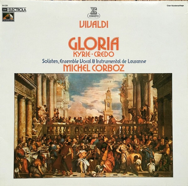 【中古】独LP Michel Corboz Vivaldi, Gloria - Kyrie - Credo 64291 EMI Electrola /00260