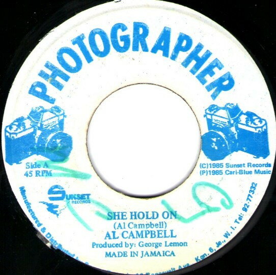 楽天レコードシティ 楽天市場店【中古】ジャマイカ7” Al Campbell She Hold On NONE Photographer /00080