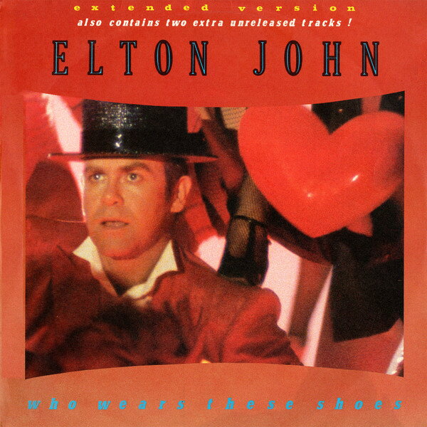 【中古】英12” Elton John Who Wears These Shoes EJS612 The Rocket Record Co /00250