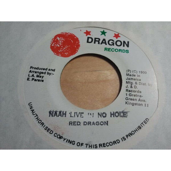 【中古】ジャマイカ7” Red Dragon Naah Live In No Hole NONE Dragon Records /00080