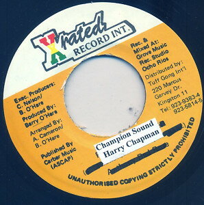 【中古】ジャマイカ7” Harry Chapman Champion Sound NONE X-Rated Record Int. /00080 【中古】ジャマイカ7” Harry Chapman Champion Sound NONE X-Rated Record Int. /00080