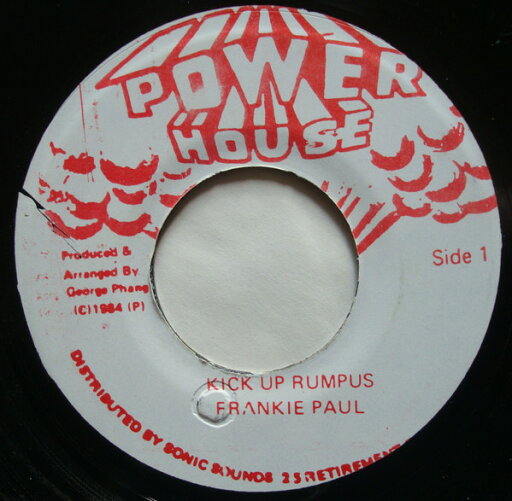 【中古】ジャマイカ7” Frankie Paul Kick Up Rumpus NONE Power House /00080 【中古】ジャマイカ7” Frankie Paul Kick Up Rumpus NONE Power House /00080