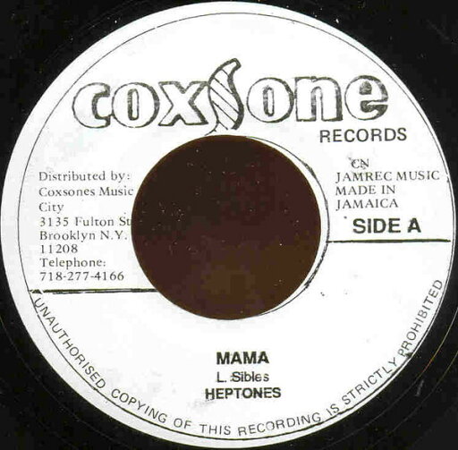 【中古】ジャマイカ7” Heptones Mama NONE Coxsone Records /00080 【中古】ジャマイカ7” Heptones Mama NONE Coxsone Records /00080