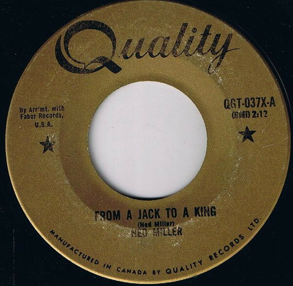 ・アーティスト Ned Miller ・タイトル From A Jack To A King ・レーベル・型番 QUALITY QGT037X ・フォーマット 7インチレコード ・コンディション(盤) 良い (VG+) ・コンディション(ジャケット) プレインカバー（元ジャケット／カバー無し） ・コンディション(帯) オビなし ・特記事項 【カンパニースリーブ】 サンプル画像です。実際の商品の画像ではありません 商品写真はバーコード/カタログ番号に対応したサンプル画像ですので、お送りする商品の画像ではありません。帯やライナーなどの付属品は、特記事項に記載されている場合のみ含まれます。プロモやカラーレコードなどの仕様についても、該当する場合のみ特記事項に記載しています。 【ご購入前に必ずご確認ください】 ・本店サイト(www.recordcity.jp)とは価格、送料が違います ・本店サイト、その他支店のオーダーとは同梱発送できません ・注文確定後に別の注文を頂いた場合、注文同士の同梱は致しかねます。 ・別倉庫から発送しているため、店頭受け渡しは対応しておりません ・一部商品は他の通販サイトでも販売しているため、ご注文のタイミングによっては商品のご用意ができない場合がございます。 ・土日祝日はお休みです 金曜・祝前日9時以降のご連絡またはご入金は、返答または発送が週明け・祝日明けに順次対応となります。 ・ご購入後のキャンセル不可 ご購入後のキャンセルはいかなる理由においてもお受けできません。ご了承の上、ご購入くださいませ。 ・日本郵便(ゆうパック/ゆうメール)によるお届けになります。 ・中古品であることをご理解ください 当ストアでは中古商品を主に販売しております。中古品であることをご理解の上ご購入ください。また、一部商品はRecordCityオンラインストアで試聴可能です。 ・返品について お客様のご都合による返品は一切承っておりません。 表記の内容と実際の商品に相違がある場合、また針飛び等で返品・返金をご希望される場合は、商品の到着後1週間以内にご連絡ください。商品の返送をこちらで確認後、キャンセル・返金を行います。 コンディションVG以下の商品は返品できません。プレイに影響のない表面のこすれ傷、プレス起因のノイズ盤は返品の対象外です。 【コンディション表記】 ・ほぼ新品(M-)(Like New) 完全な新品。未使用。当店ではほぼ使用しません ・非常に良い(EX)(Excellent) 中古盤として美品な状態。わずかな経年を感じるものの傷みを感じさせない、当店基準で最高の状態 ・良い(VG+)(Very Good Plus) 丁寧に扱われた中古品で、軽い使用感がみられる。 ・可(VG)(Acceptable) 使い込まれた中古品で、「良い」よりもさらに使用感がみられる。 ・悪い(VG-)(Bad) 状態が悪いアイテム。使用の保障はなく、再生不可、針飛び、目立つノイズがあるかもしれない。状態によるクレーム不可。返品不可。 ・非常に悪い(G)(Very Bad) 「悪い」よりさらに状態が悪いアイテム。使用の保障はなく、再生不可、針飛び、目立つノイズがあるかもしれない。状態によるクレーム不可。返品不可。 ・ジャンク(Fair)(Junk/Fair) 割れている、反っている、水ダメージがある、カビ、ジャケットが分離している、ひどい書き込み、ひどい擦れなど最低の状態。使用の保障はなく、再生不可、針飛び、目立つノイズがあるかもしれない。状態によるクレーム不可。返品不可。 ・ジャンク(Poor)(Junk/Poor) 割れている、反っている、水ダメージがある、カビ、ジャケットが分離している、ひどい書き込み、ひどい擦れなど最低の状態。使用の保障はなく、再生不可、針飛び、目立つノイズがあるかもしれない。状態によるクレーム不可。返品不可。