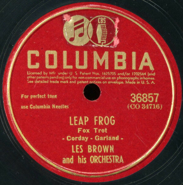 ・アーティスト Les Brown & His Orchestra ・タイトル Leap Frog / Show Me The Way To Go Home ・レーベル・型番 COLUMBIA 36857 ・フォーマット 78回転SP盤レコード ・コンディション(盤) 良い (VG+) ・コンディション(ジャケット) 良い (VG+) ・コンディション(帯) オビなし ・特記事項 【※再生コンディションによる返品不可】 サンプル画像です。実際の商品の画像ではありません 商品写真はバーコード/カタログ番号に対応したサンプル画像ですので、お送りする商品の画像ではありません。帯やライナーなどの付属品は、特記事項に記載されている場合のみ含まれます。プロモやカラーレコードなどの仕様についても、該当する場合のみ特記事項に記載しています。 【ご購入前に必ずご確認ください】 ・本店サイト(www.recordcity.jp)とは価格、送料が違います ・本店サイト、その他支店のオーダーとは同梱発送できません ・注文確定後に別の注文を頂いた場合、注文同士の同梱は致しかねます。 ・別倉庫から発送しているため、店頭受け渡しは対応しておりません ・一部商品は他の通販サイトでも販売しているため、ご注文のタイミングによっては商品のご用意ができない場合がございます。 ・土日祝日はお休みです 金曜・祝前日9時以降のご連絡またはご入金は、返答または発送が週明け・祝日明けに順次対応となります。 ・ご購入後のキャンセル不可 ご購入後のキャンセルはいかなる理由においてもお受けできません。ご了承の上、ご購入くださいませ。 ・日本郵便(ゆうパック/ゆうメール)によるお届けになります。 ・中古品であることをご理解ください 当ストアでは中古商品を主に販売しております。中古品であることをご理解の上ご購入ください。また、一部商品はRecordCityオンラインストアで試聴可能です。 ・返品について お客様のご都合による返品は一切承っておりません。 表記の内容と実際の商品に相違がある場合、また針飛び等で返品・返金をご希望される場合は、商品の到着後1週間以内にご連絡ください。商品の返送をこちらで確認後、キャンセル・返金を行います。 コンディションVG以下の商品は返品できません。プレイに影響のない表面のこすれ傷、プレス起因のノイズ盤は返品の対象外です。 【コンディション表記】 ・ほぼ新品(M-)(Like New) 完全な新品。未使用。当店ではほぼ使用しません ・非常に良い(EX)(Excellent) 中古盤として美品な状態。わずかな経年を感じるものの傷みを感じさせない、当店基準で最高の状態 ・良い(VG+)(Very Good Plus) 丁寧に扱われた中古品で、軽い使用感がみられる。 ・可(VG)(Acceptable) 使い込まれた中古品で、「良い」よりもさらに使用感がみられる。 ・悪い(VG-)(Bad) 状態が悪いアイテム。使用の保障はなく、再生不可、針飛び、目立つノイズがあるかもしれない。状態によるクレーム不可。返品不可。 ・非常に悪い(G)(Very Bad) 「悪い」よりさらに状態が悪いアイテム。使用の保障はなく、再生不可、針飛び、目立つノイズがあるかもしれない。状態によるクレーム不可。返品不可。 ・ジャンク(Fair)(Junk/Fair) 割れている、反っている、水ダメージがある、カビ、ジャケットが分離している、ひどい書き込み、ひどい擦れなど最低の状態。使用の保障はなく、再生不可、針飛び、目立つノイズがあるかもしれない。状態によるクレーム不可。返品不可。 ・ジャンク(Poor)(Junk/Poor) 割れている、反っている、水ダメージがある、カビ、ジャケットが分離している、ひどい書き込み、ひどい擦れなど最低の状態。使用の保障はなく、再生不可、針飛び、目立つノイズがあるかもしれない。状態によるクレーム不可。返品不可。