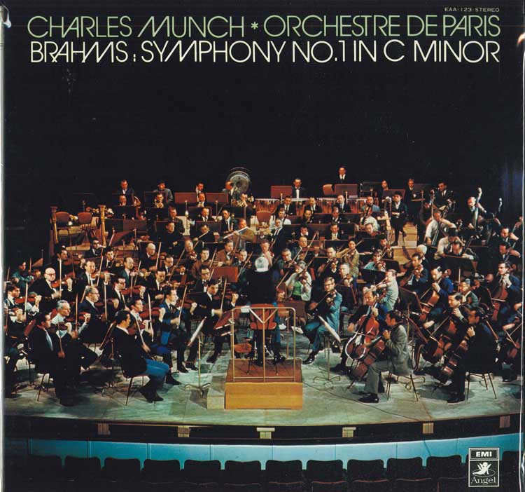 【中古】LP シャルル・ミュンシュ, パリ管弦 ブラームス 交響曲第1番ハ短調作品68 EAA123 ANGEL /00260 recordcity-11157094 RECORD CITY 楽天市場店 パッケージ画像