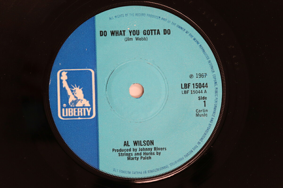 楽天レコードシティ 楽天市場店【中古】英7” Al Wilson Do What You Gotta Do LBF15044 Liberty /00080