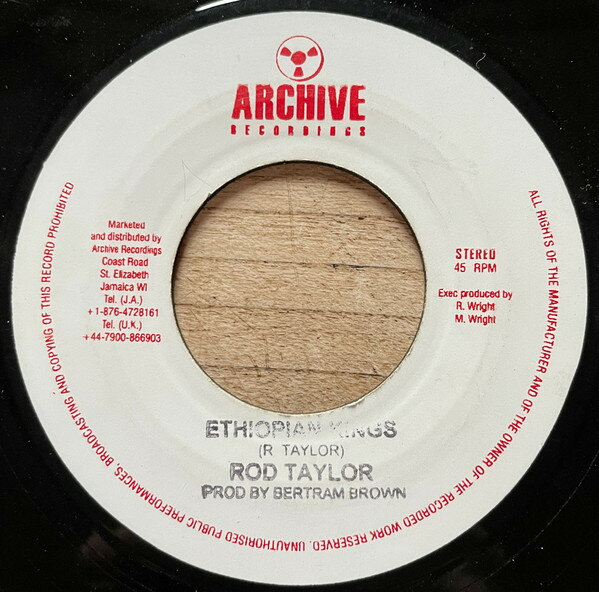【中古】7” Rod Taylor Ethiopian Kings NONE Archive Recordings /00080