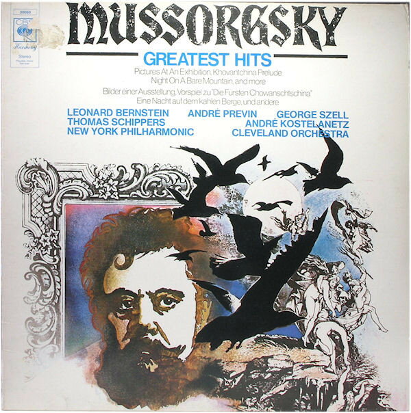 【中古】欧LP Modest Mussorgsky Greatest Hits 30050 CBS Harmony /00260