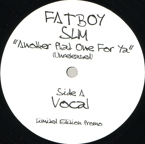 Artist Name: N - 【中古】LP Fatboy Slim Another Phat One For Ya FLU002 Not On Label /00250