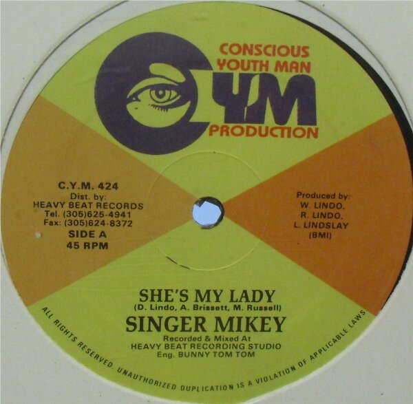 【中古】米12” Singer Mikey Shes My Lady CYM424 Conscious Youth Man /00250