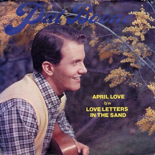 【中古】英7” Pat Boone April Love / Love Letters In The Sand ABC4107 ABC Records /00080